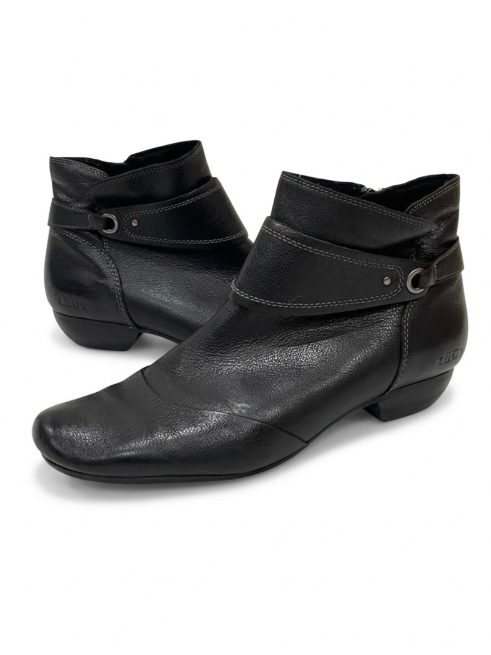 Taos Black Addition Leather Ankle Boot Size 9.5